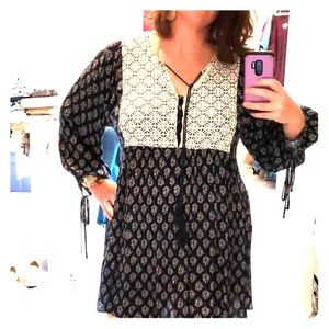 Navy and white Umgee dress